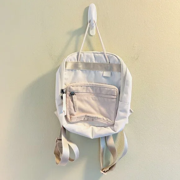 Nike Tanjun Mini Backpack Natural Sporty Athleisure Neutral Small Bag Athletic - Picture 2 of 9